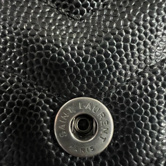 NWT Black YSL cassandre wallet on chain - Picture 6 of 12